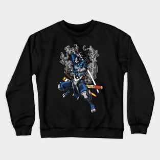 Ninja Robot Samurai Crewneck Sweatshirt